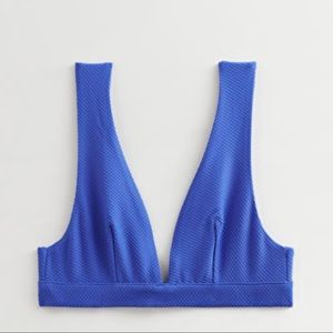 NWT &Other Stories Bikini in Bright Blue